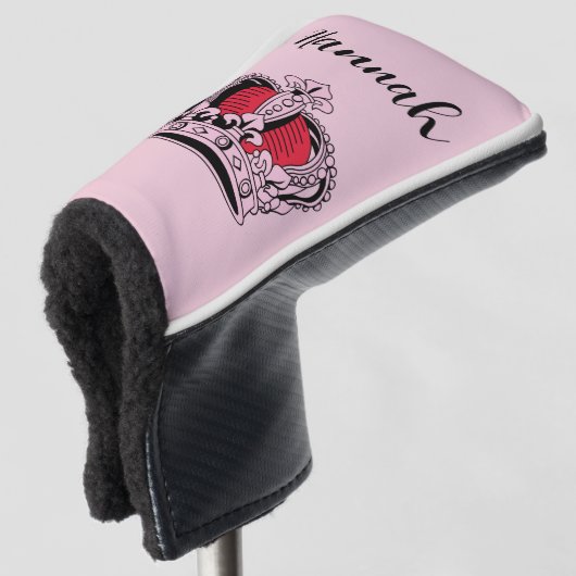 Couvre-club De Golf Reine de golf personnalisée (Devant 3/4)