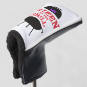 Couvre-club De Golf Reine Du Grill, Rouge Couronne Violet (Devant 3/4)