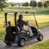 Couvre-club De Golf Rester concentré | Phrase motivationnelle avec tex