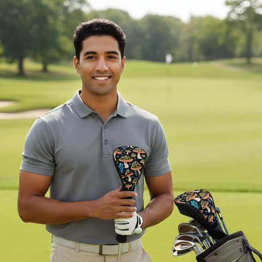 Couvre-club De Golf Retro Champhroom Golf Head Cover - Bold & Super