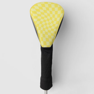 Couvre-club De Golf Retro citron jaune pastel Warboard