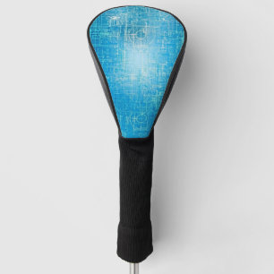 Couvre-club De Golf Retro Retro Blueprint Golf Head Coque
