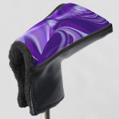 Couvre-club De Golf Rêves arc-en-ciel à fleurs violettes (Devant 3/4)