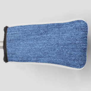 Couvre-club De Golf Revêtement bleu blanc Denim - Regarder l'image