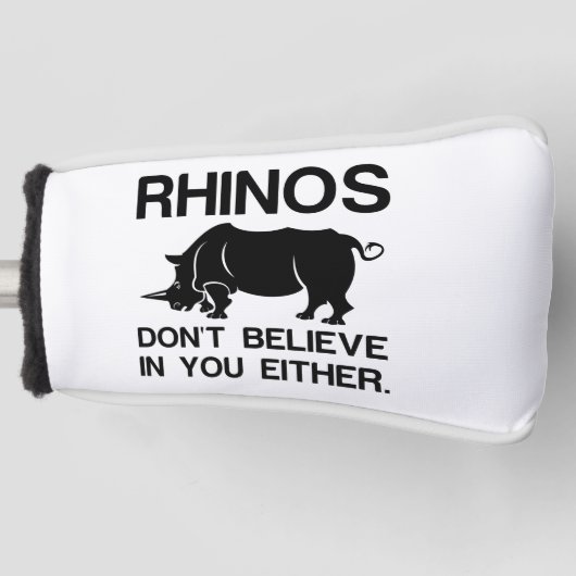 Couvre-club De Golf Rhinos Dont Believe (Devant)