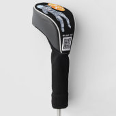 Couvre-club De Golf Ripple XRP Cryptodevise -Qr code (Incliné)