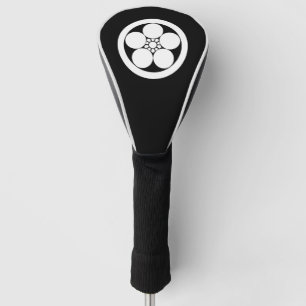 Couvre-club De Golf Rond avec motif de prune