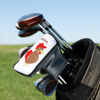Couvre-club De Golf Rooster Design
