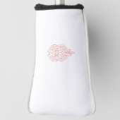 Couvre-club De Golf Rose foncé, Agany à chasse, Design décoratif (Tourné à 90°)