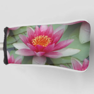 Couvre-club De Golf Rose Lotus Water Lily