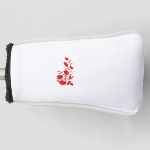 Couvre-club De Golf Rose Madder, design floral Thunderbird
