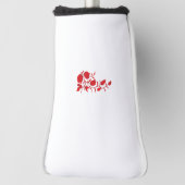 Couvre-club De Golf Rose Madder, design floral Thunderbird (Tourné à 90°)