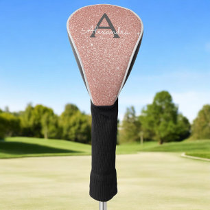Couvre-club De Golf Rose Rose Gold Parties scintillant & Étincelle Mon