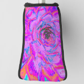 Couvre-club De Golf Rosette Succulente pourpre et magenta (Tourné à 90°)