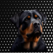 Couvre-club De Golf   Rottweiler Blanc