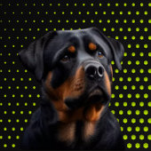 Couvre-club De Golf Rottweiler Jaune