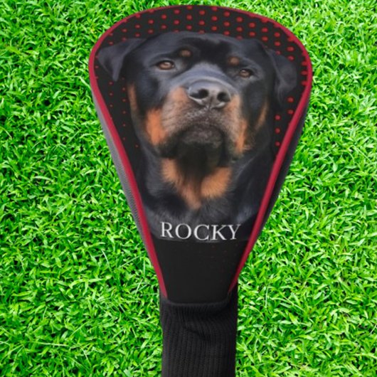 Couvre-club De Golf Rottweiler Red