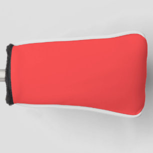 Couvre-club De Golf Rouge corail chaud solide