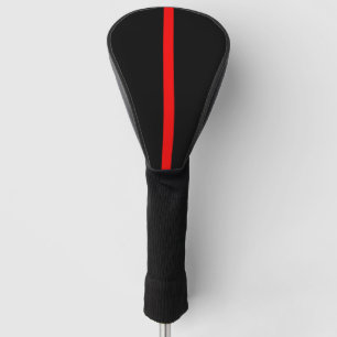 Couvre-club De Golf Rouge mince symbolique conception de symbole