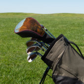 Couvre-club De Golf Saguaro Sunset I Arizona Désert Paysage (In Situ)