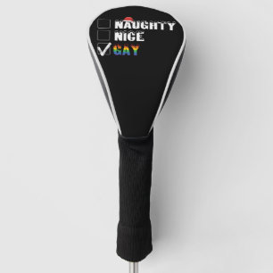 Couvre-club De Golf Sale Cadeau de Noël LGBT Fierté Gay Arc-en-ciel