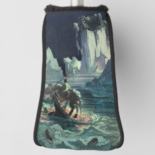 Couvre-club De Golf Sargasso Sea Grim Reaper & Sinking du Titanic