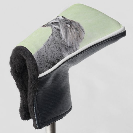 Couvre-club De Golf Schnauzer (Giant, Standard) Peinture - Chien Art (Devant 3/4)