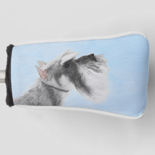 Couvre-club De Golf Schnauzer (Giant, Standard) Peinture - Chien Art