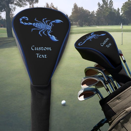 Couvre-club De Golf Scorpion bleu
