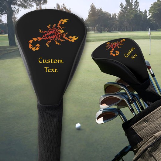 Couvre-club De Golf Scorpion flamant