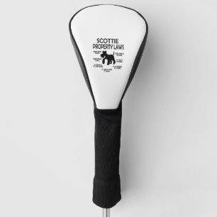 Couvre-club De Golf Scottie Lover Scottish Terrier Owner Scottie Mom