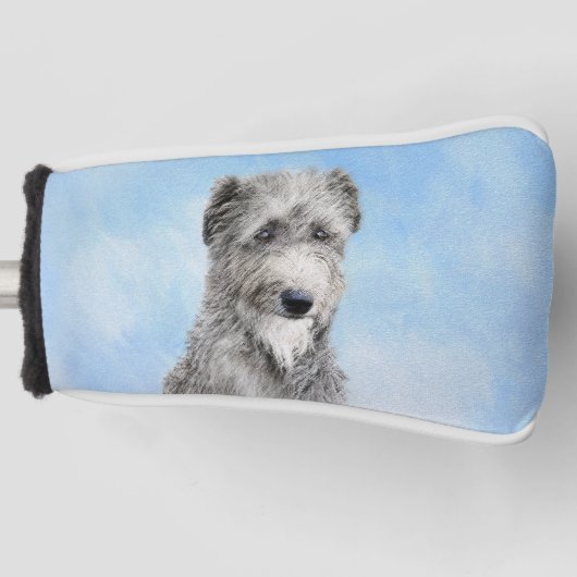 Couvre-club De Golf Scottish Deerhound Peinture - Cute Original Chien  (Devant)