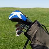 Couvre-club De Golf Scottish Flag Golf Driver Cover arc (In Situ)