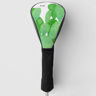 Couvre-club De Golf Script Prickly Pear Cactus personnalisé
