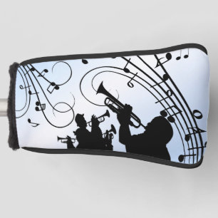 Couvre-club De Golf Section de trompette Musique bleue