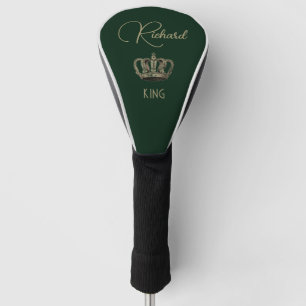 Couvre-club De Golf Serviette de golf King Crown Green personnalisée