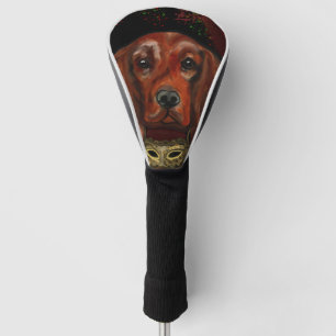 Couvre-club De Golf Setter Rouge Irlandais Carte Postale