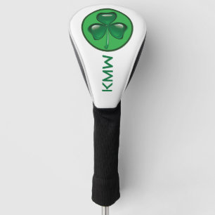 Couvre-club De Golf Shamrock Green Monogram Golf Club Head Cover