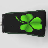 Couvre-club De Golf Shamrock sur Pct noir (Devant)