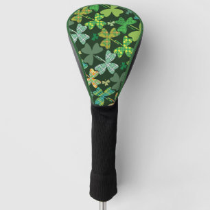 Couvre-club De Golf Shamrocks à motifs