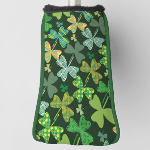 Couvre-club De Golf Shamrocks à motifs