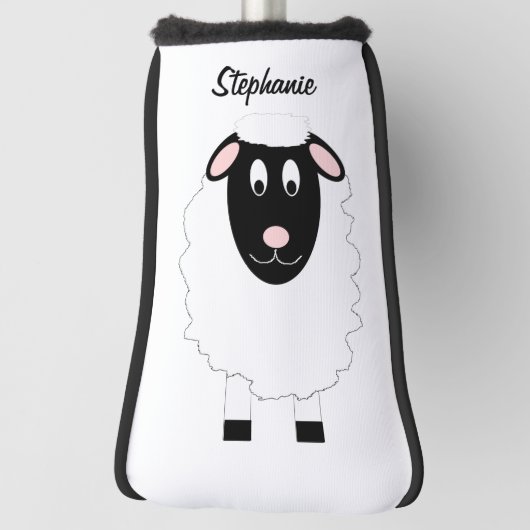 Couvre-club De Golf Sheep Design (Tourné à 90°)