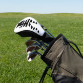 Couvre-club De Golf Silhouette de chat noir (In Situ)