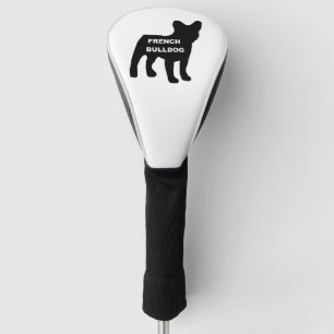 Couvre-club De Golf silhouette nom bouledogue français