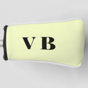 Couvre-club De Golf simple couleur pastel personnalisée minimale solid