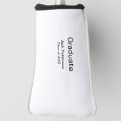 Couvre-club De Golf simple diplôme minimal ajouter nom classe moderne (Tourné à 90°)