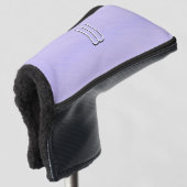 Couvre-club De Golf Simple Lavender Personal Initial (Devant 3/4)