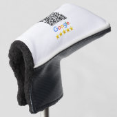 Couvre-club De Golf Simple minimum q r code ajouter logo code d'analys (Devant 3/4)