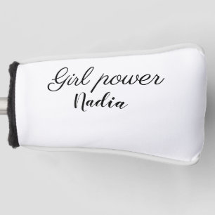 Couvre-club De Golf simple pouvoir minimal des filles ajouter le nom t