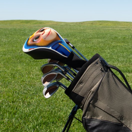 Couvre-club De Golf Singe mignon (In Situ)